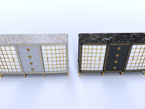 Classic Commode pack 3D-Modell