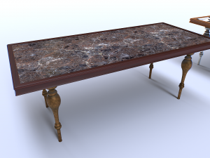 Classic Table 1 3D Model