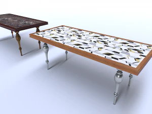Mesa Cl&aacute;ssica 1 Modelo 3D