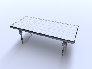 Classic Table 1 3D Model