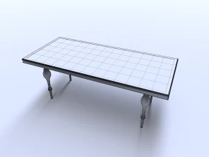 Mesa Cl&aacute;ssica 1 Modelo 3D