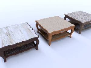 Coffee Table Pack 3D Model