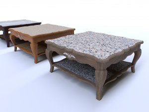 Coffee Table Pack Model 3D