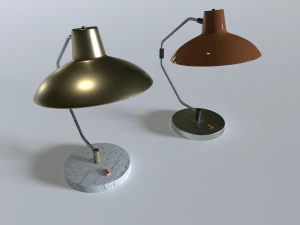 Tischlampenpaket 1 3D Modell