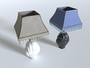 Table Lamp Pack 2 3D Model