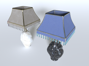 Table Lamp Pack 2 3D Model
