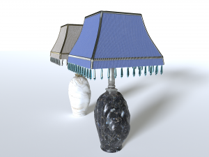 Table Lamp Pack 2 3D Model
