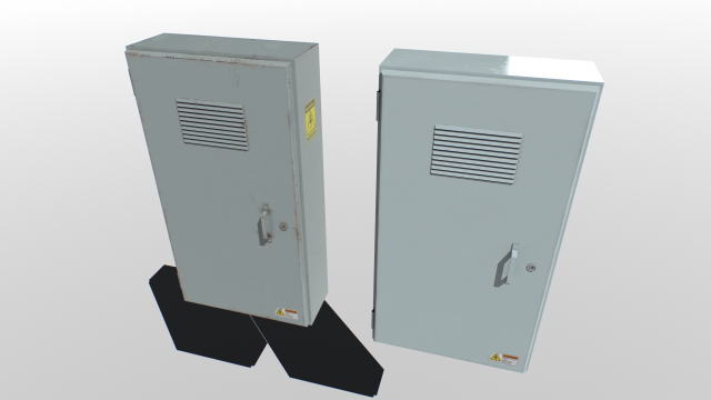 Fuse box 3D Model .c4d .max .obj .3ds .fbx .stl .blend 