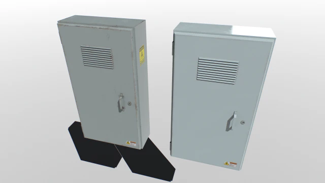 Fuse box 3D Model .c4d .max .obj .3ds .fbx .stl .blend 