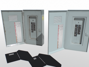 Fuse box 3D Model