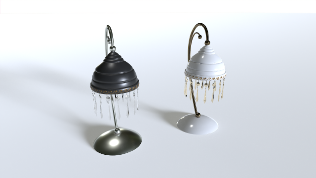 Table Lamp pack 4 3D Modell .c4d .max .obj .3ds .fbx .stl .blend