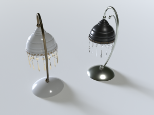 Table Lamp pack 4 3D Modell