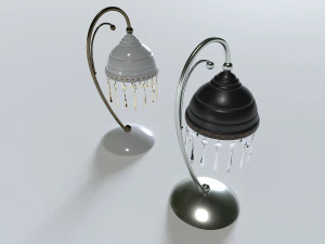 Table Lamp pack 4 3D Model