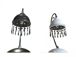 Table Lamp pack 4 3D Model