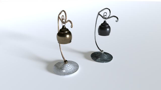 Table Lamp pack 5 3D Модель .c4d .max .obj .3ds .fbx .stl .blend