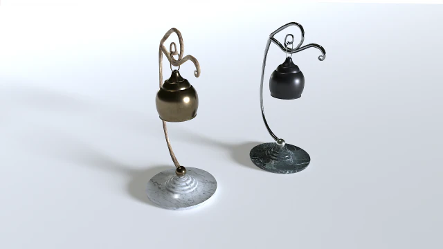 Table Lamp pack 5 3D Model .c4d .max .obj .3ds .fbx .stl .blend 