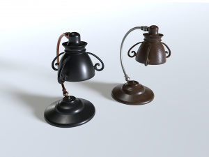 Table Lamp pack 6 3D Model