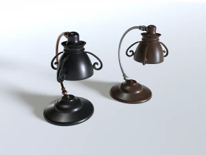 テーブルランプパック6 3Dモデル