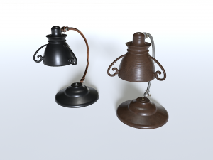 Table Lamp pack 6 3D Model