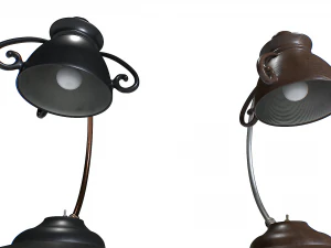 Table Lamp pack 6 3D Model