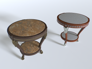 End table pack 1 3D Model