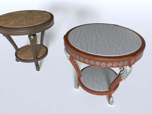 End table pack 1 3D Model