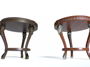 End table pack 1 3D Model