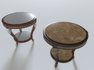 End table pack 1 3D Model