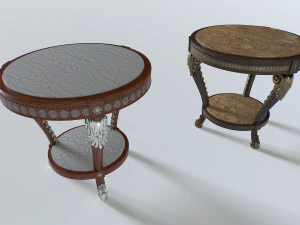 End table pack 1 3D Model