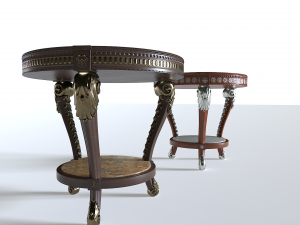 End table pack 1 3D Model