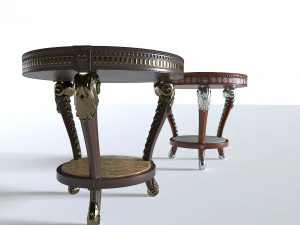 End table pack 1 3D Model