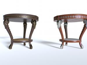End table pack 1 3D Model