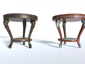 End table pack 1 3D Model