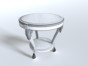 End table pack 1 3D Model
