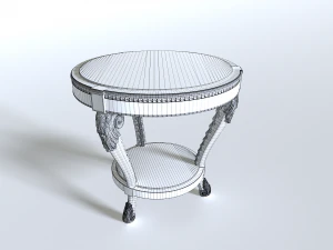 End table pack 1 3D Model