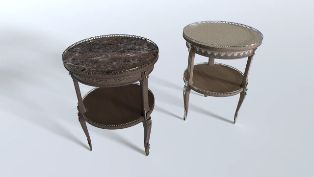 End table pack 2 3D Model .c4d .max .obj .3ds .fbx .stl .blend 