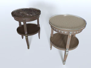 End table pack 2 3D Model