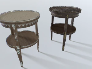 End table pack 2 3D Model
