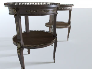 End table pack 2 3D Model