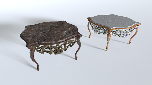 Coffee Table Pack 2 Modelo 3D .c4d .max .obj .3ds .fbx .stl .blend 