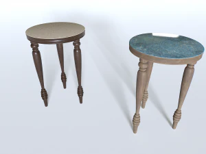 End Table Pack 3 3D Model