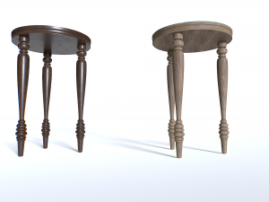End Table Pack 3 3D Модель