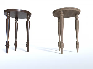 End Table Pack 3 3D Model