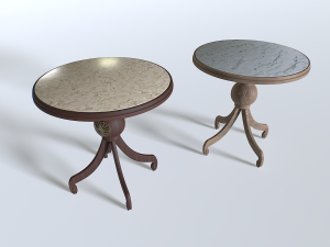 Coffee Table Pack 3 3D Model