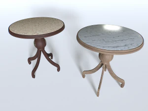 Coffee Table Pack 3 3D Model