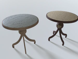 Coffee Table Pack 3 3D Model