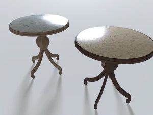 Coffee Table Pack 3 3D Model