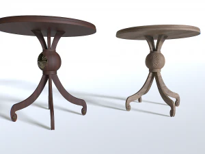 Coffee Table Pack 3 3D Model