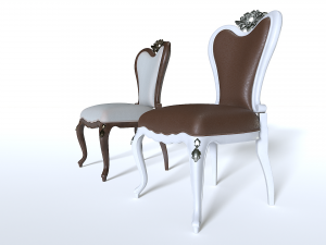 Luxury Chair Pack 1 3D Model