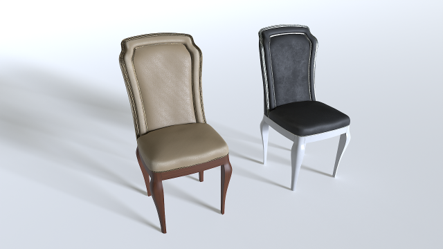 Chair Pack 3 3D Model .c4d .max .obj .3ds .fbx .stl .blend 